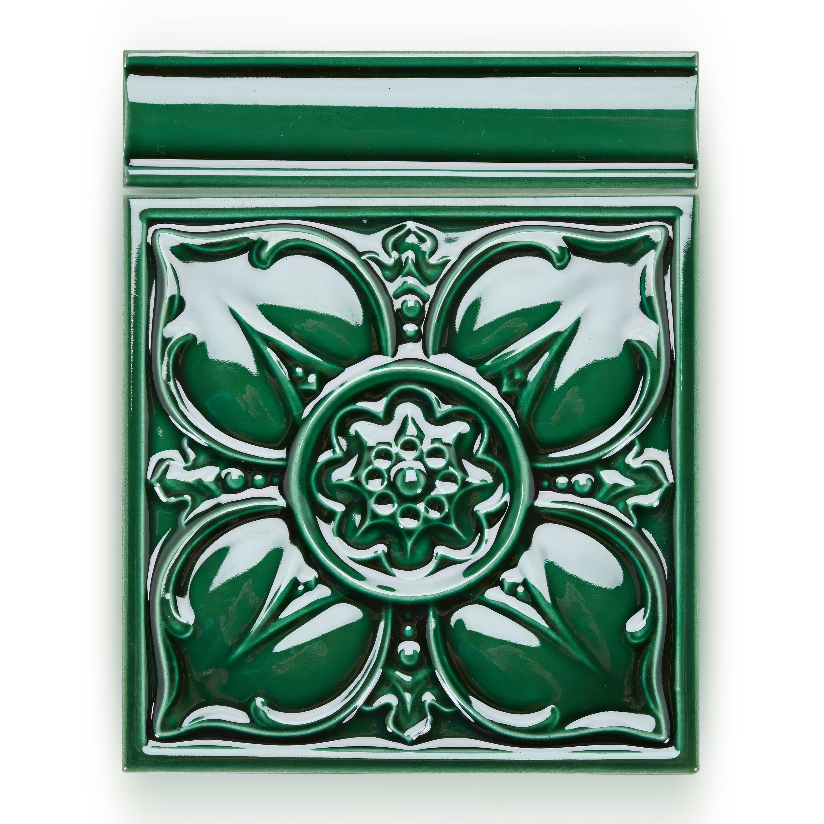 Empress Dado Malachite - Hyperion Tiles - Fired Earth