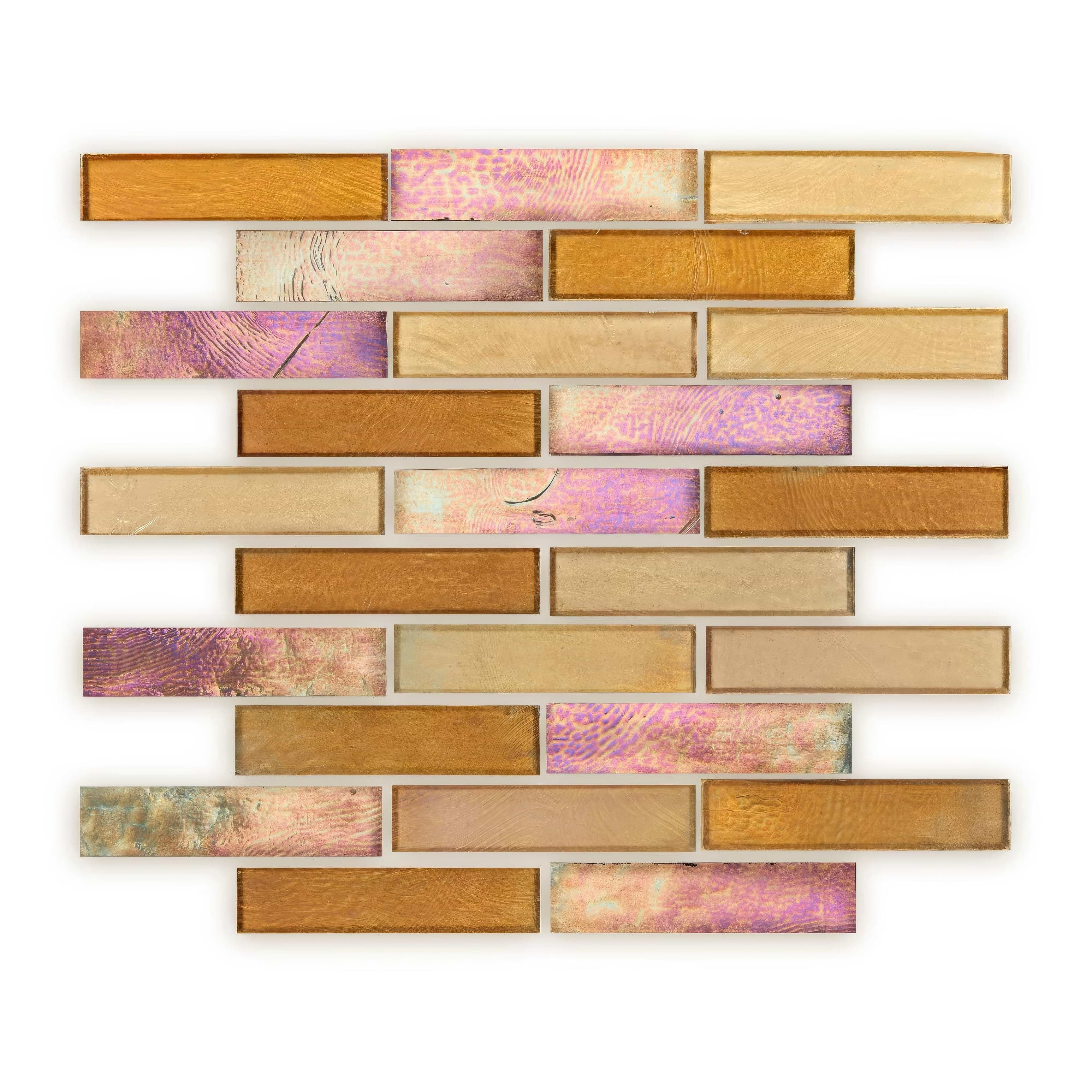 Iridescent Glass Copper Mountain Fusion - Hyperion Tiles