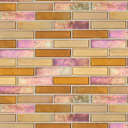 Iridescent Glass Copper Mountain Fusion - Hyperion Tiles