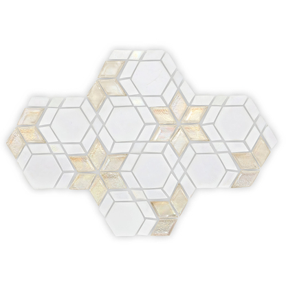 Iridescent Glass Frost Kaleidoscope - Hyperion Tiles