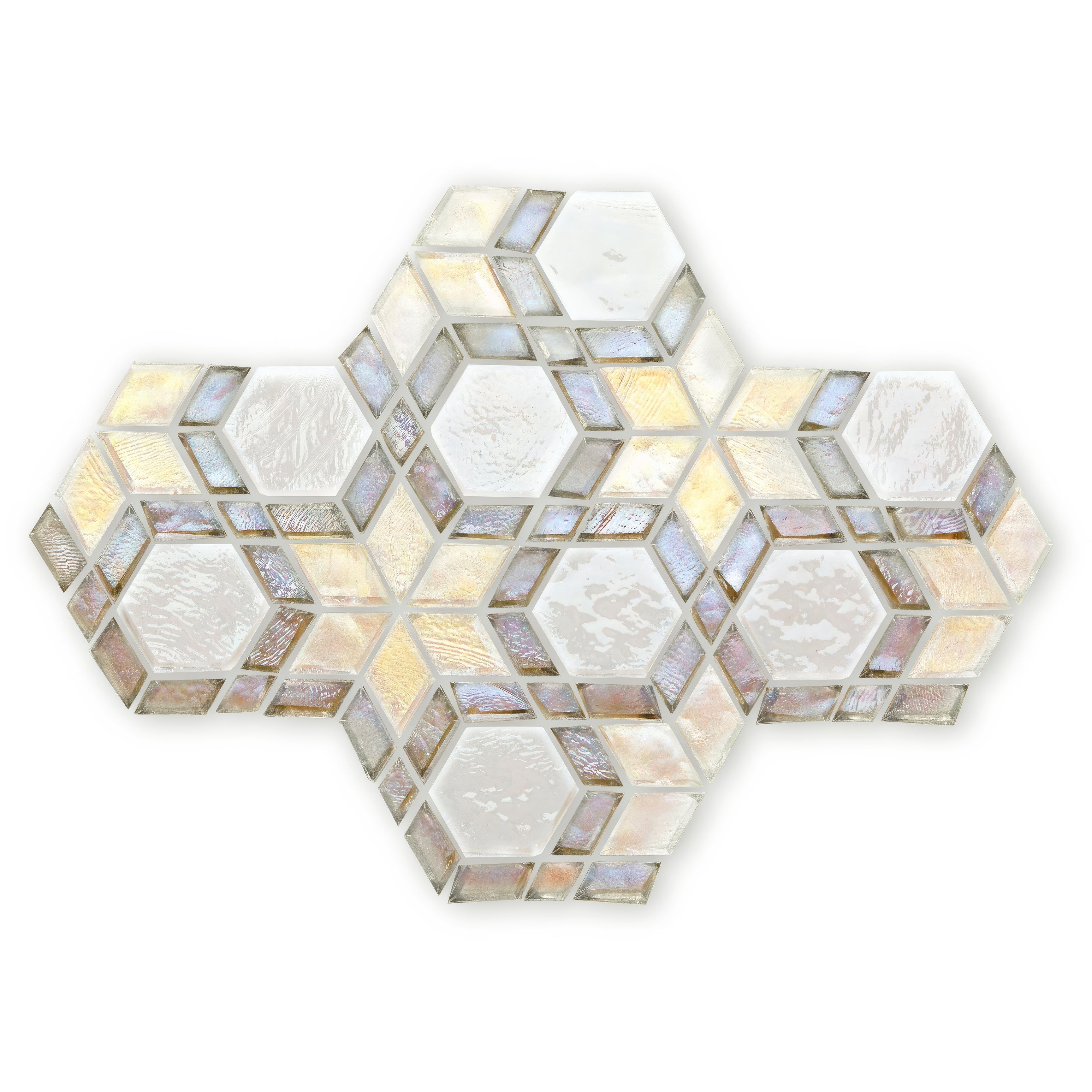 Iridescent Glass FIcicle Kaleidoscope - Hyperion Tiles