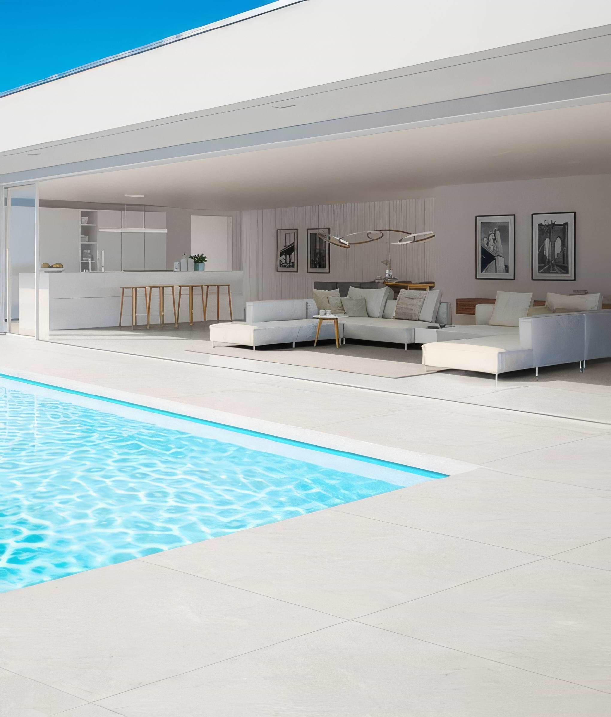 Islington Porcelain White Textured 90 x 90cm By Hyperion Tiles