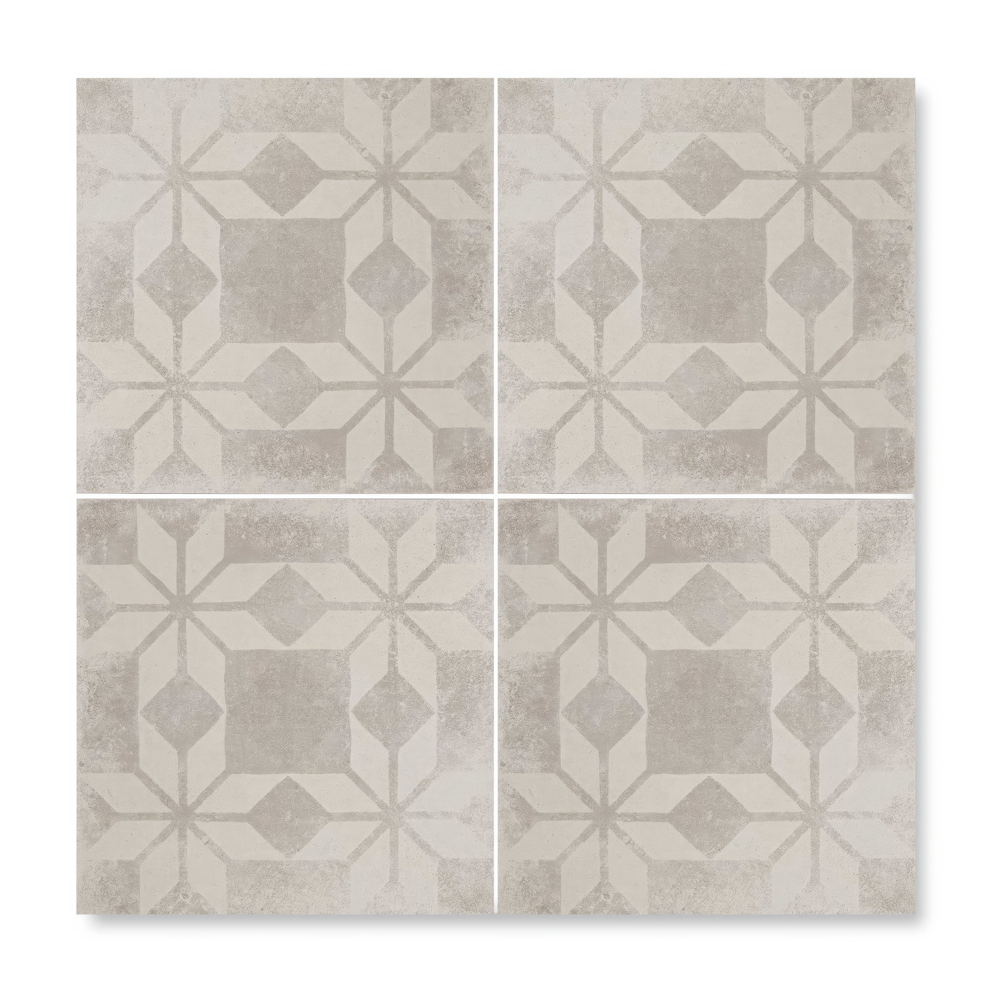 Istria Ravni - Patterned Porcelain Tile - Fired Earth