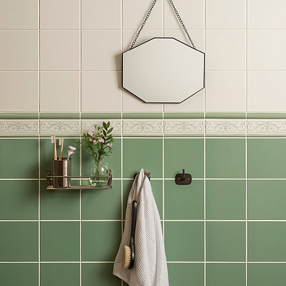 Jade Breeze Omega Moulding - Hyperion Tiles