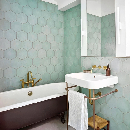 Jade Hexagonal Tile - Hyperion Tiles