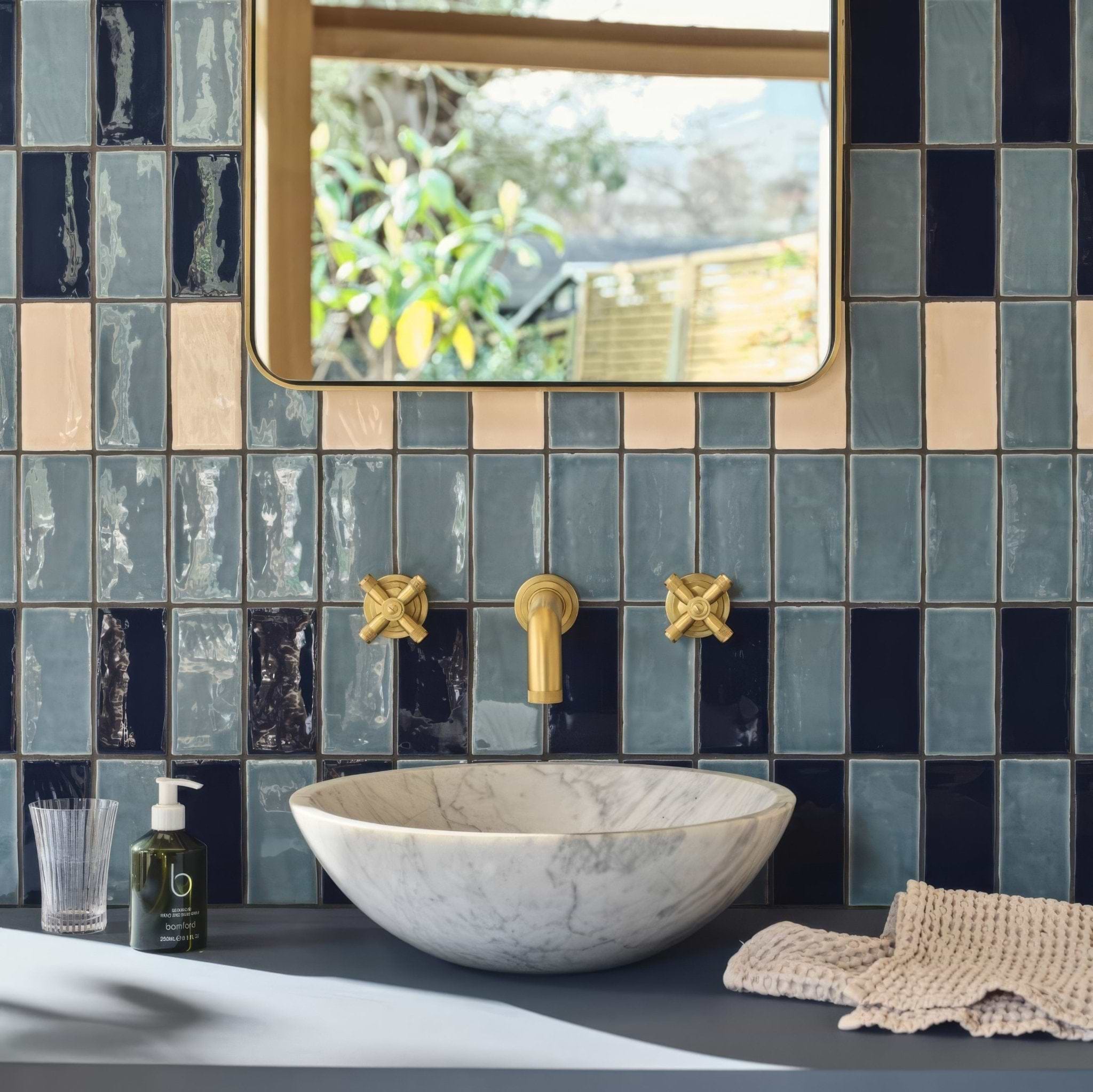 Jaipur Carbon 6.5 x 13cm - Hyperion Tiles