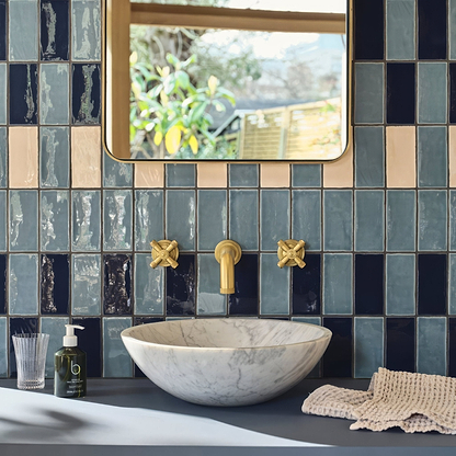 Jaipur Carbon 6.5 x 13cm - Hyperion Tiles