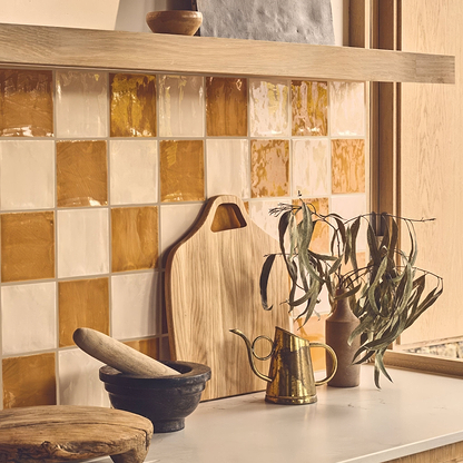 Jaipur Old Ochre 13 x 13cm - Hyperion Tiles