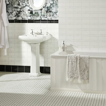 Brilliant White Half Tile - Hyperion Tiles