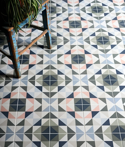 Kaleidoscope Porcelain Skipper - Hyperion Tiles