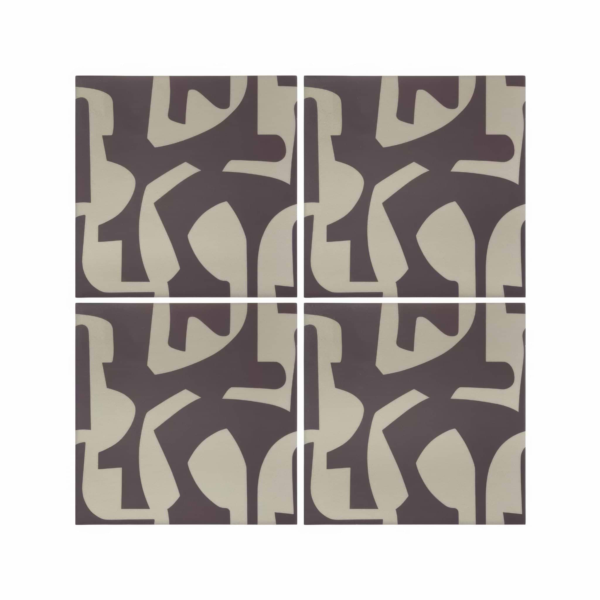 Kelly Hoppen Puzzle Beige and Black - Hyperion Tiles