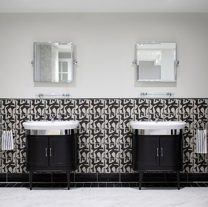 Kelly Hoppen Puzzle Black and White - Hyperion Tiles
