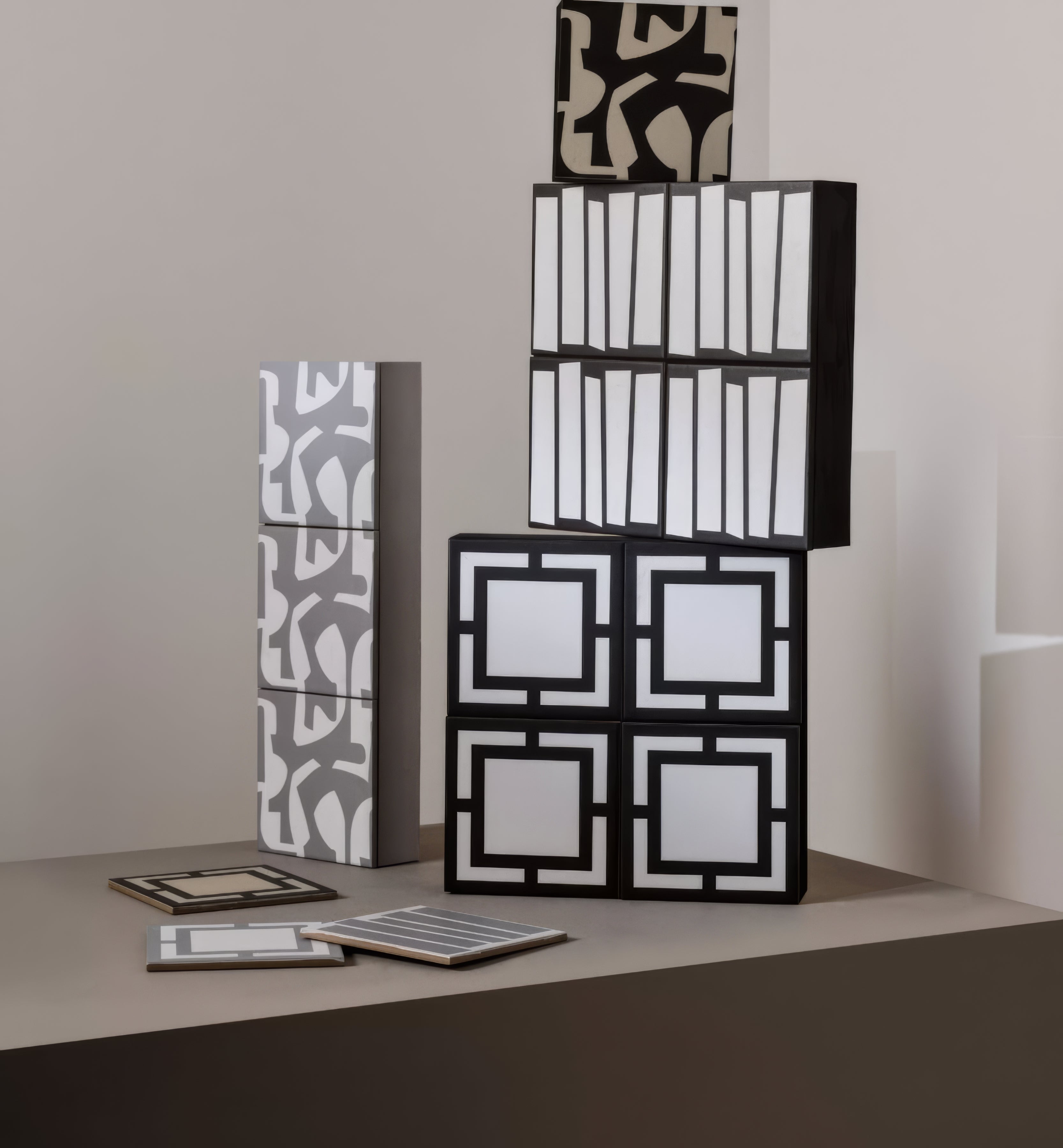 Kelly Hoppen Signature Black and White - Hyperion Tiles - Fired Earth