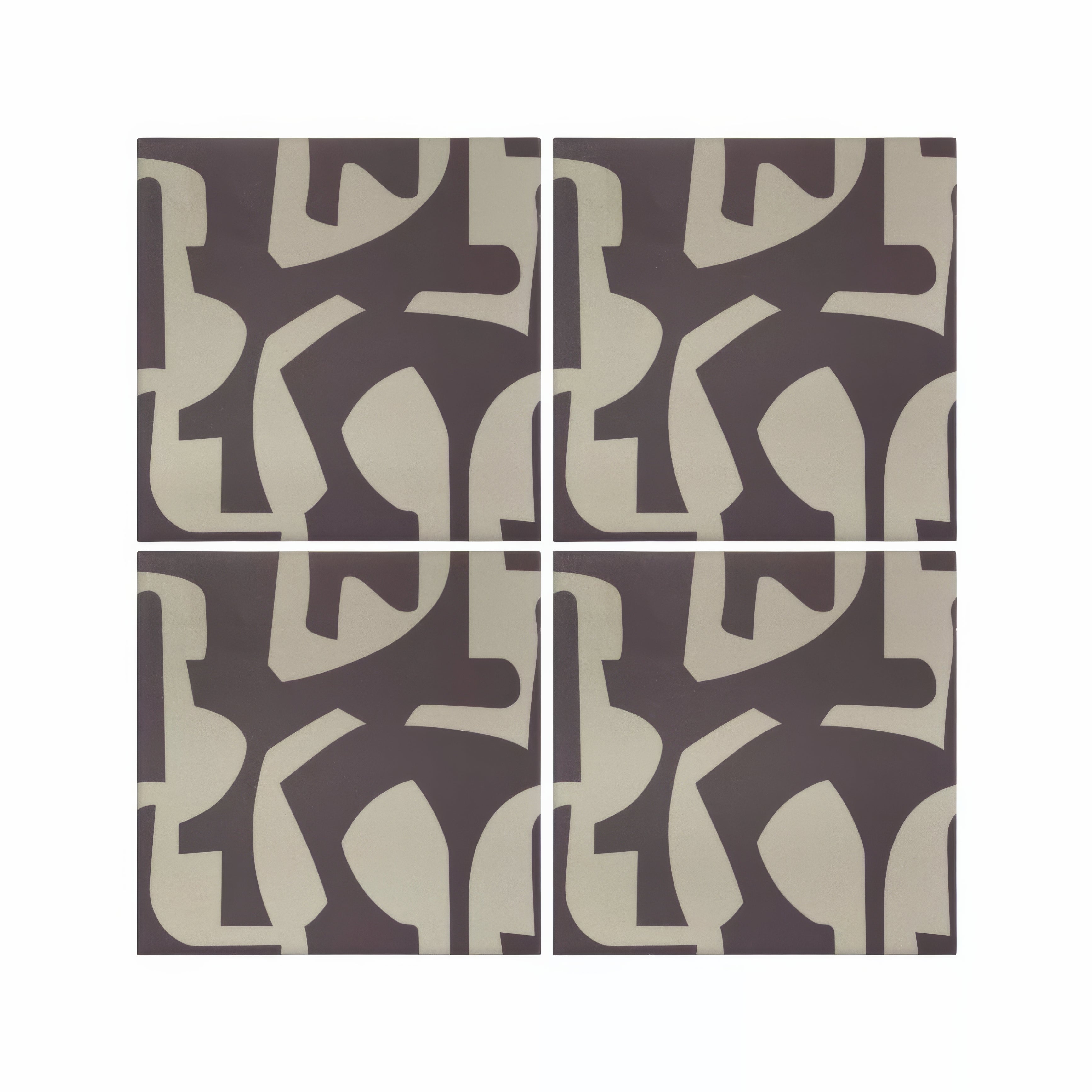 Kelly Hoppen Puzzle Beige and Black - Hyperion Tiles - Fired Earth