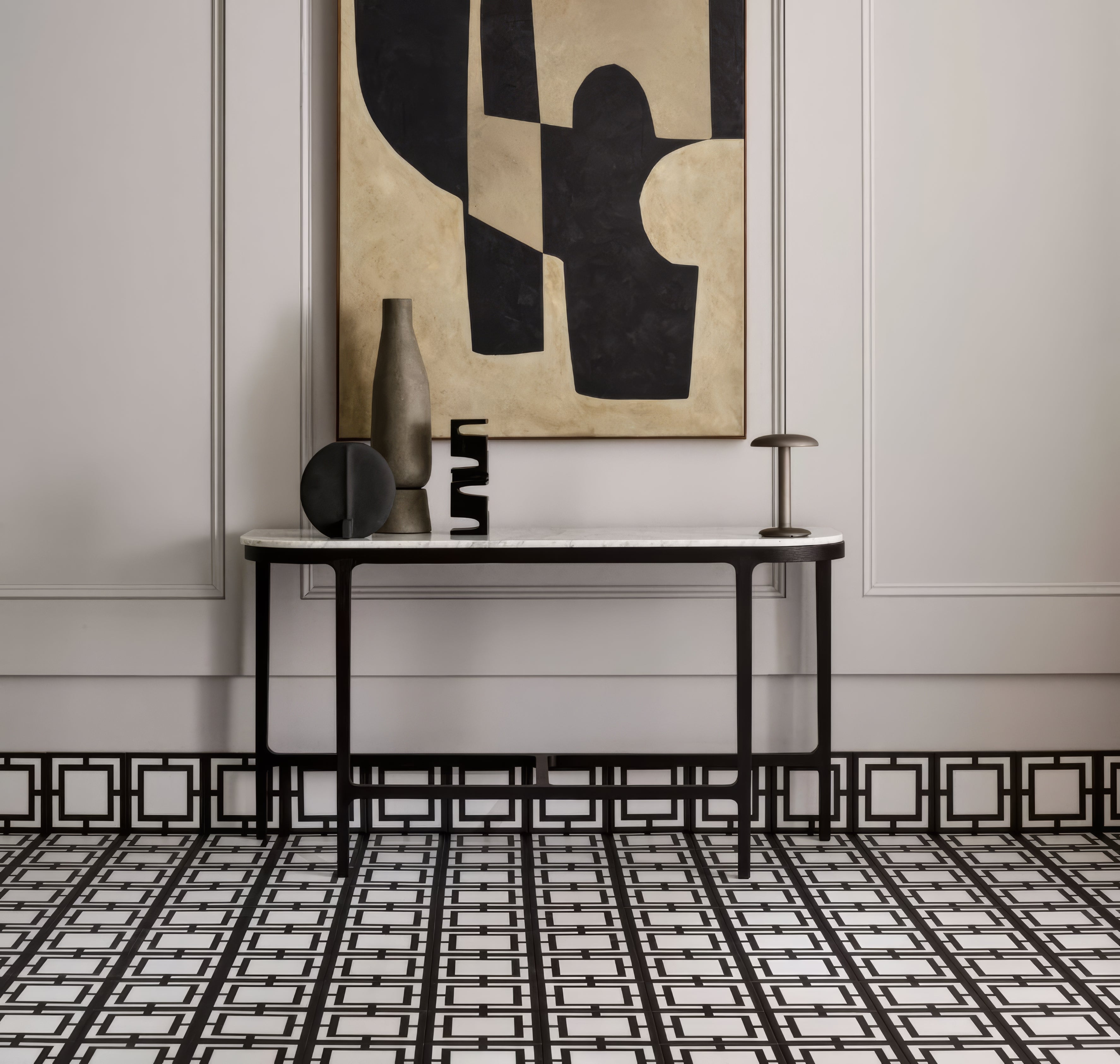 Kelly Hoppen Signature Black and White - Hyperion Tiles - Fired Earth