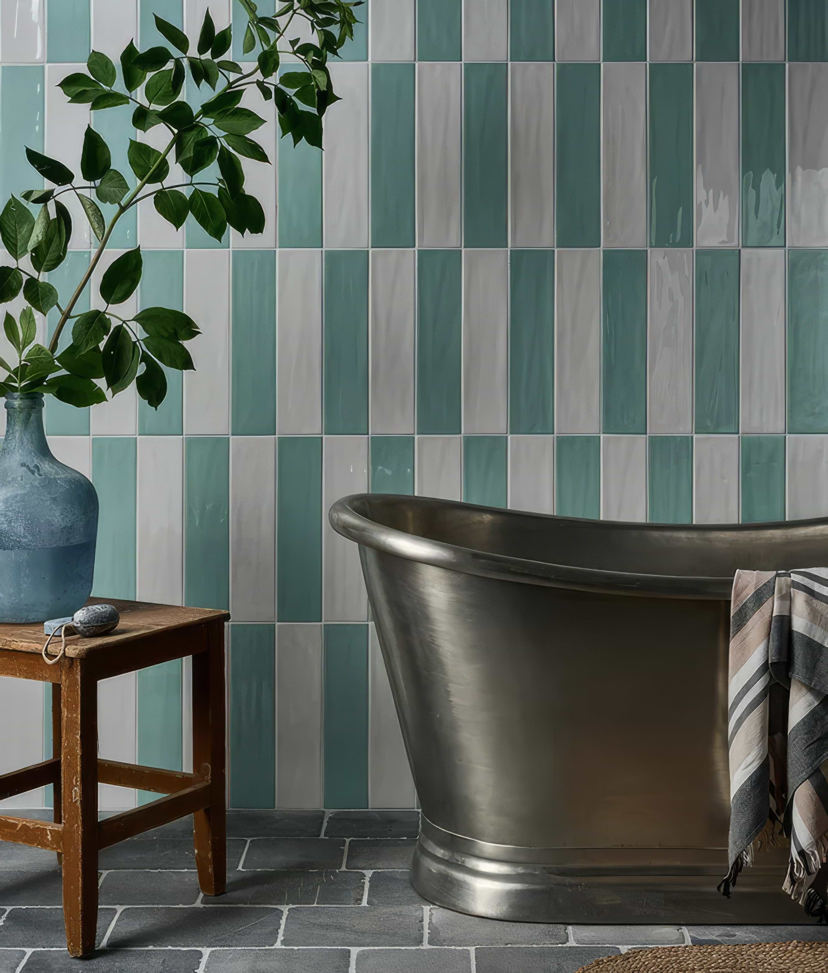 Kennet Porcelain Aqua - Hyperion Tiles