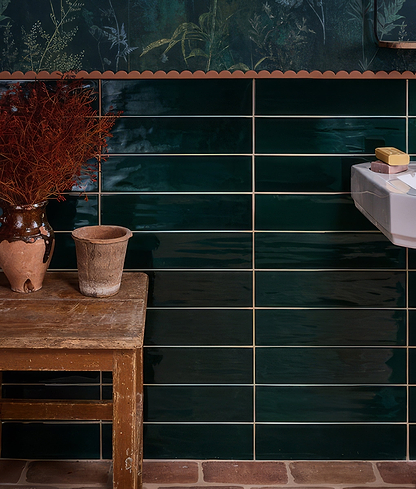 Kennet Porcelain Bottle Green - Hyperion Tiles