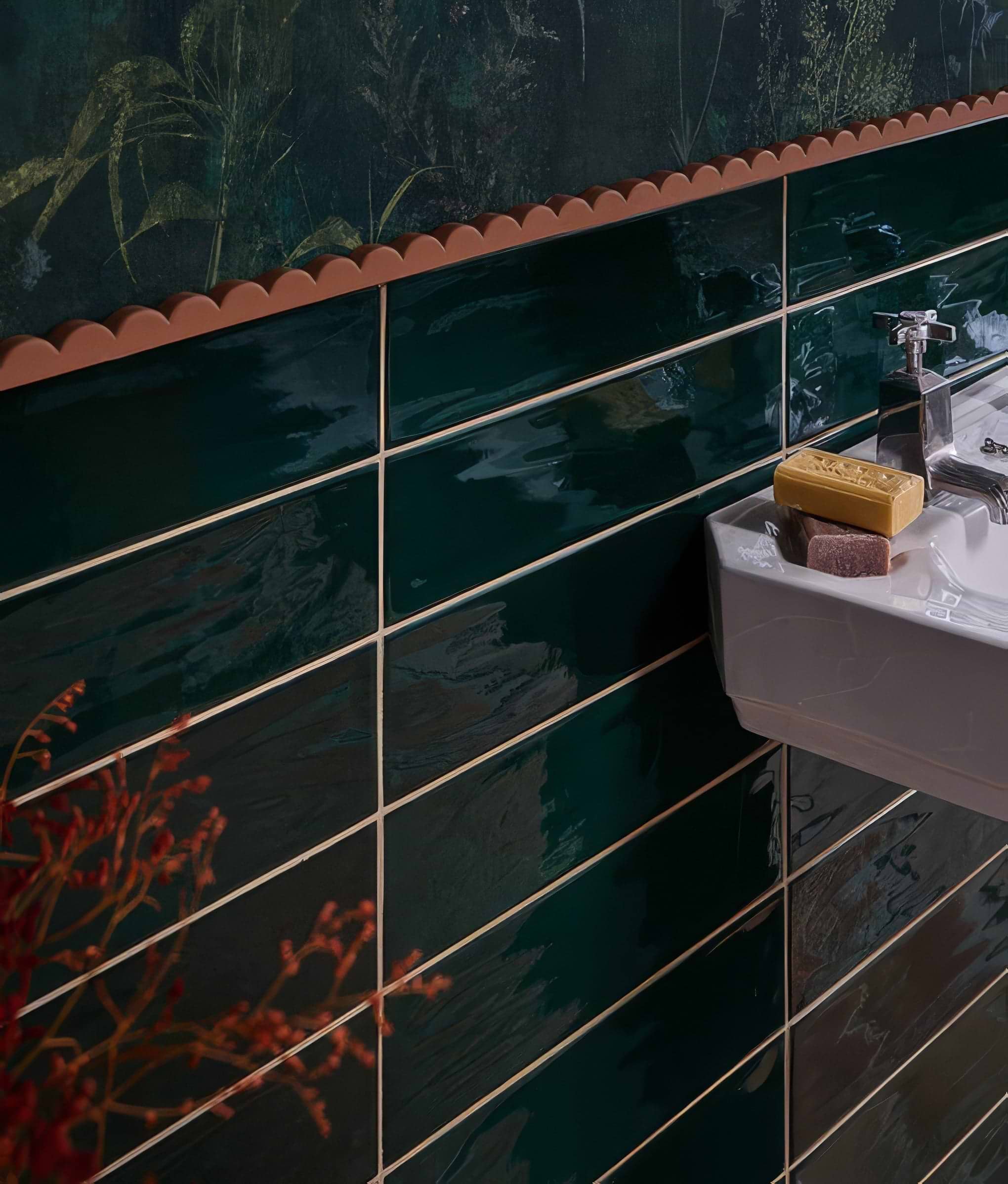 Kennet Porcelain Bottle Green - Hyperion Tiles