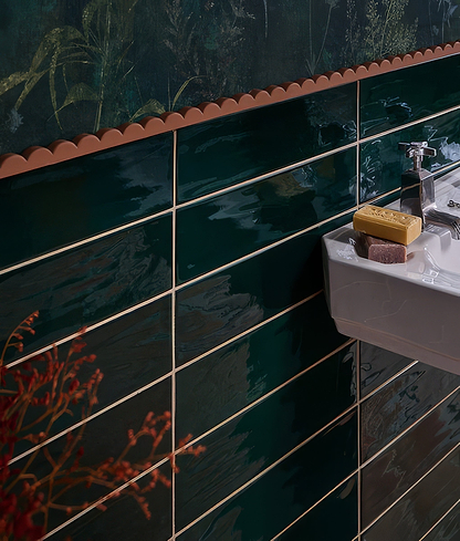Kennet Porcelain Bottle Green - Hyperion Tiles