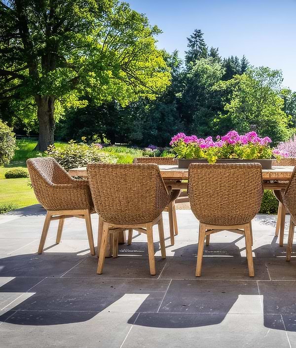Kimmeridge Limestone Paving Tumbled & Etched Finish By Hyperion Tiles