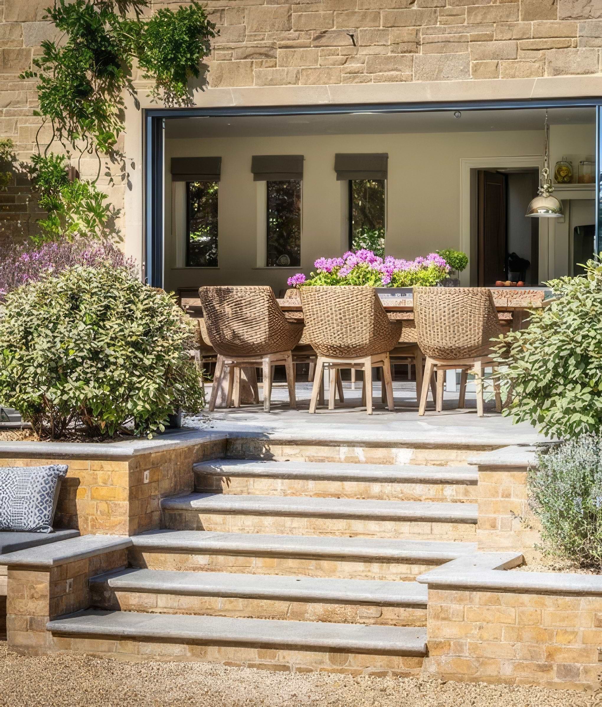 Kimmeridge Limestone Paving Tumbled & Etched Finish By Hyperion Tiles