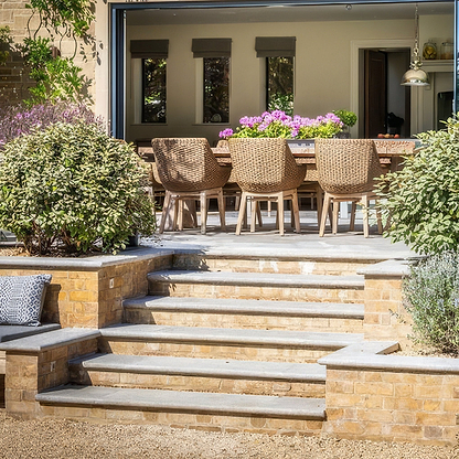 Kimmeridge Limestone Paving Tumbled & Etched Finish By Hyperion Tiles