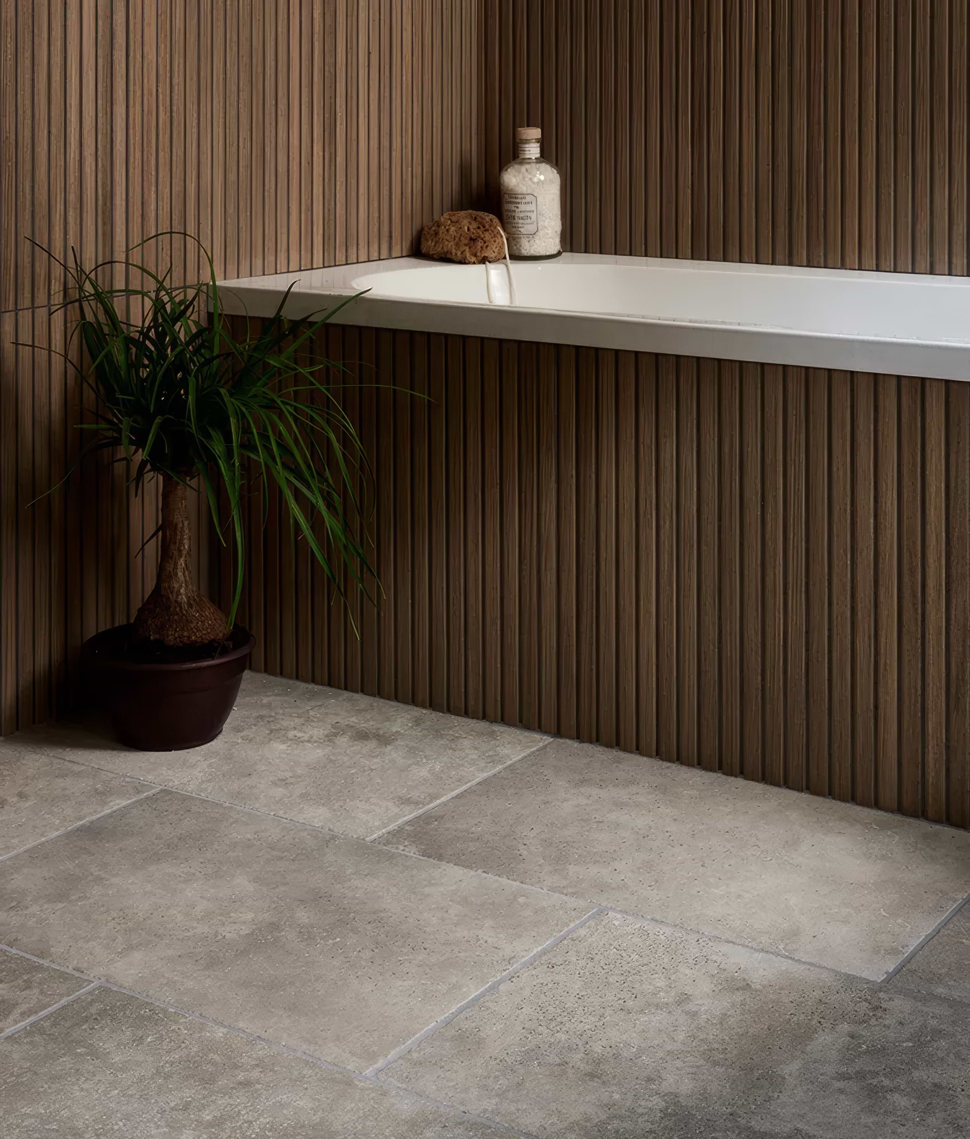 Kinfolk Porcelain Teak Wood Slats - Modern Porcelain Tile – Hyperion Tiles