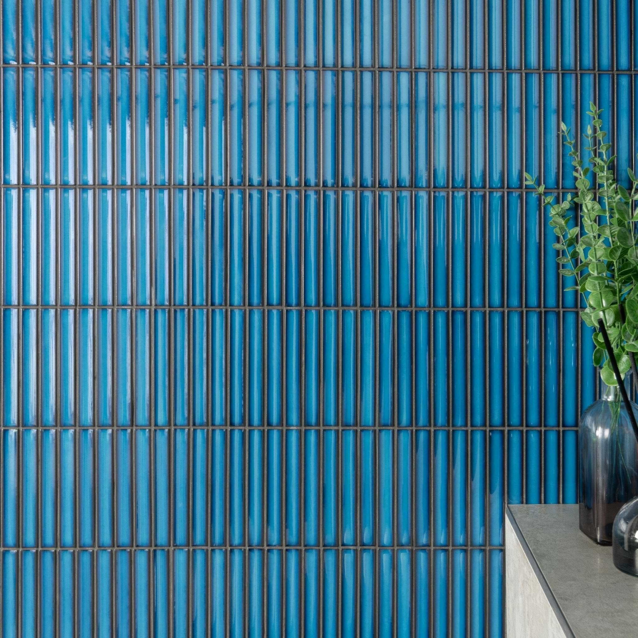 Kitkat Blue Mosaic - Hyperion Tiles