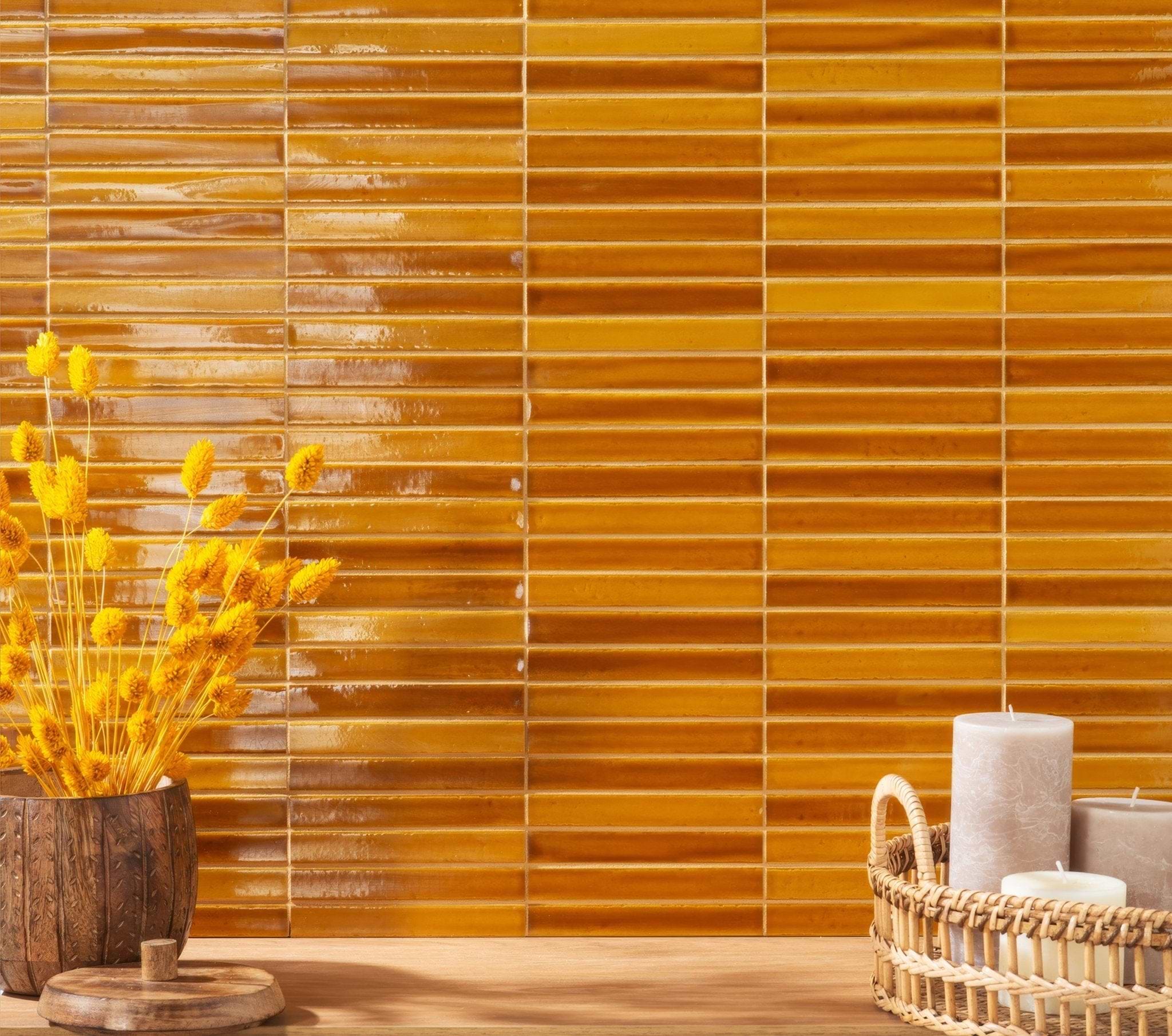 Koeda Mustard Crackle - Hyperion Tiles