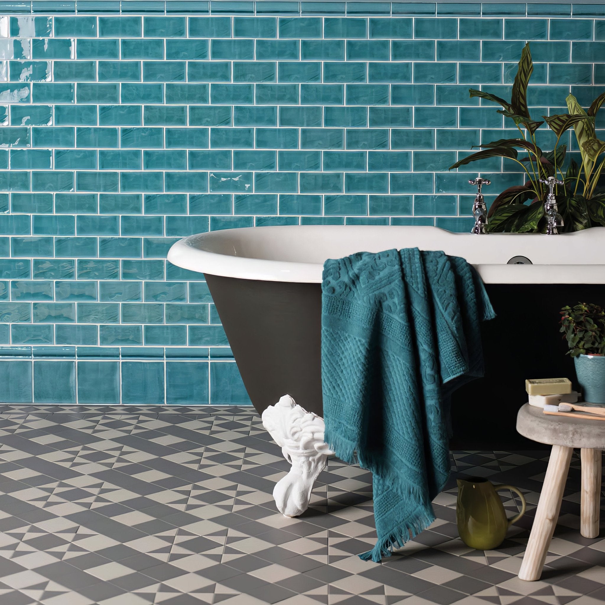 Lagoon Brick Tile - Hyperion Tiles