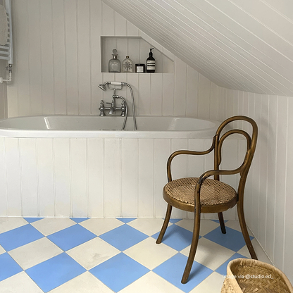 Lake Blue Square Tile - Hyperion Tiles