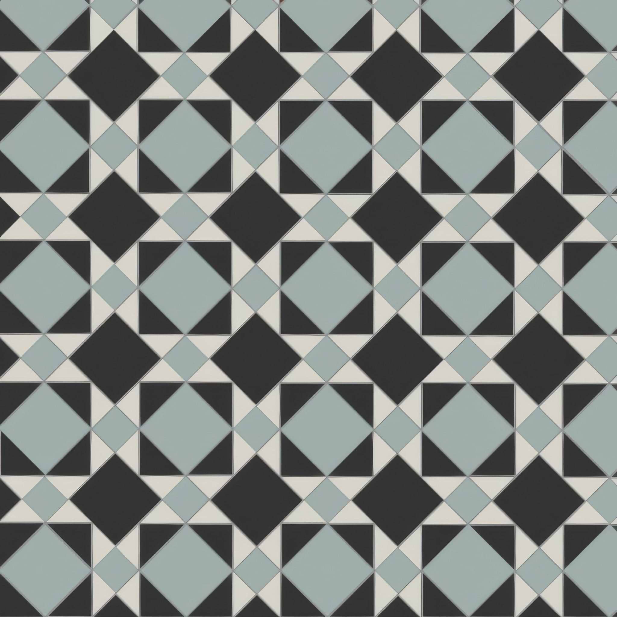 Lambeth Black, Dover White & Grey - Hyperion Tiles