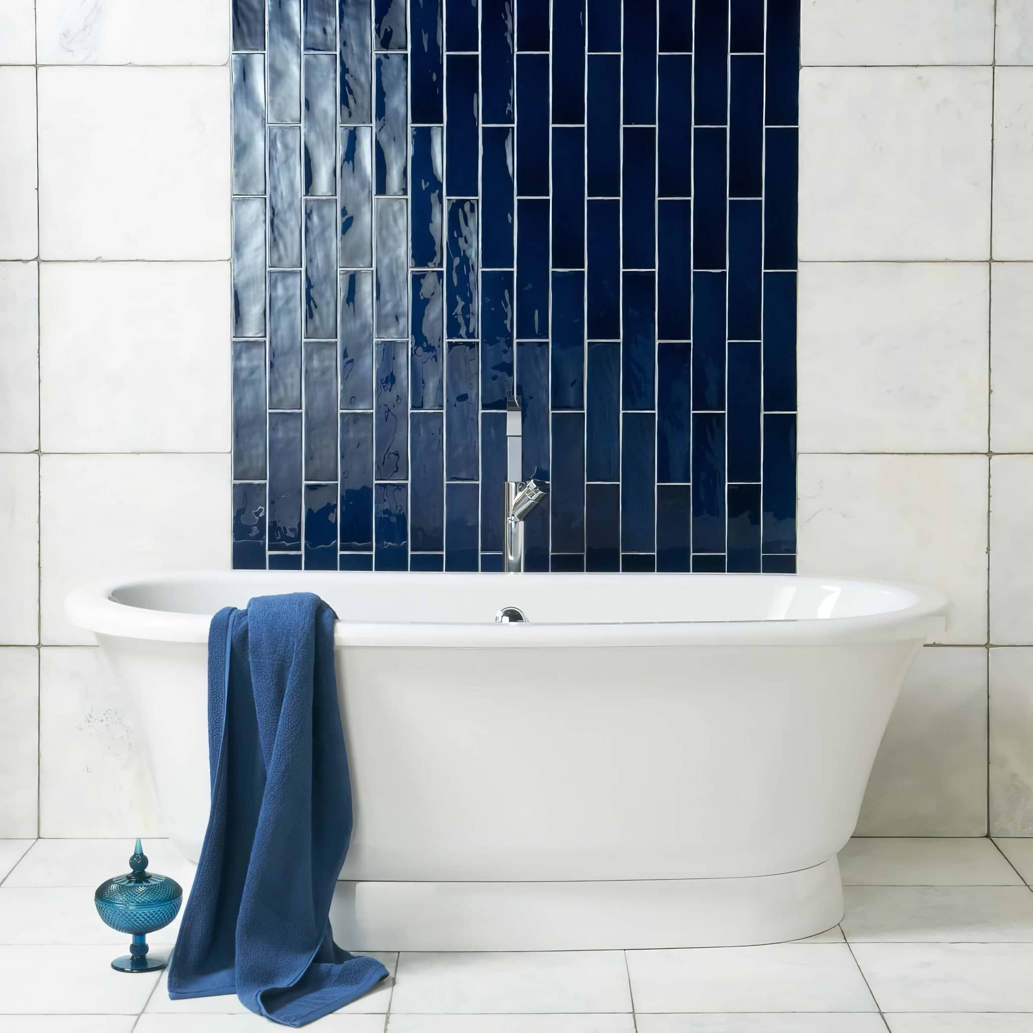 Lapis Large Brick Tile - Hyperion Tiles