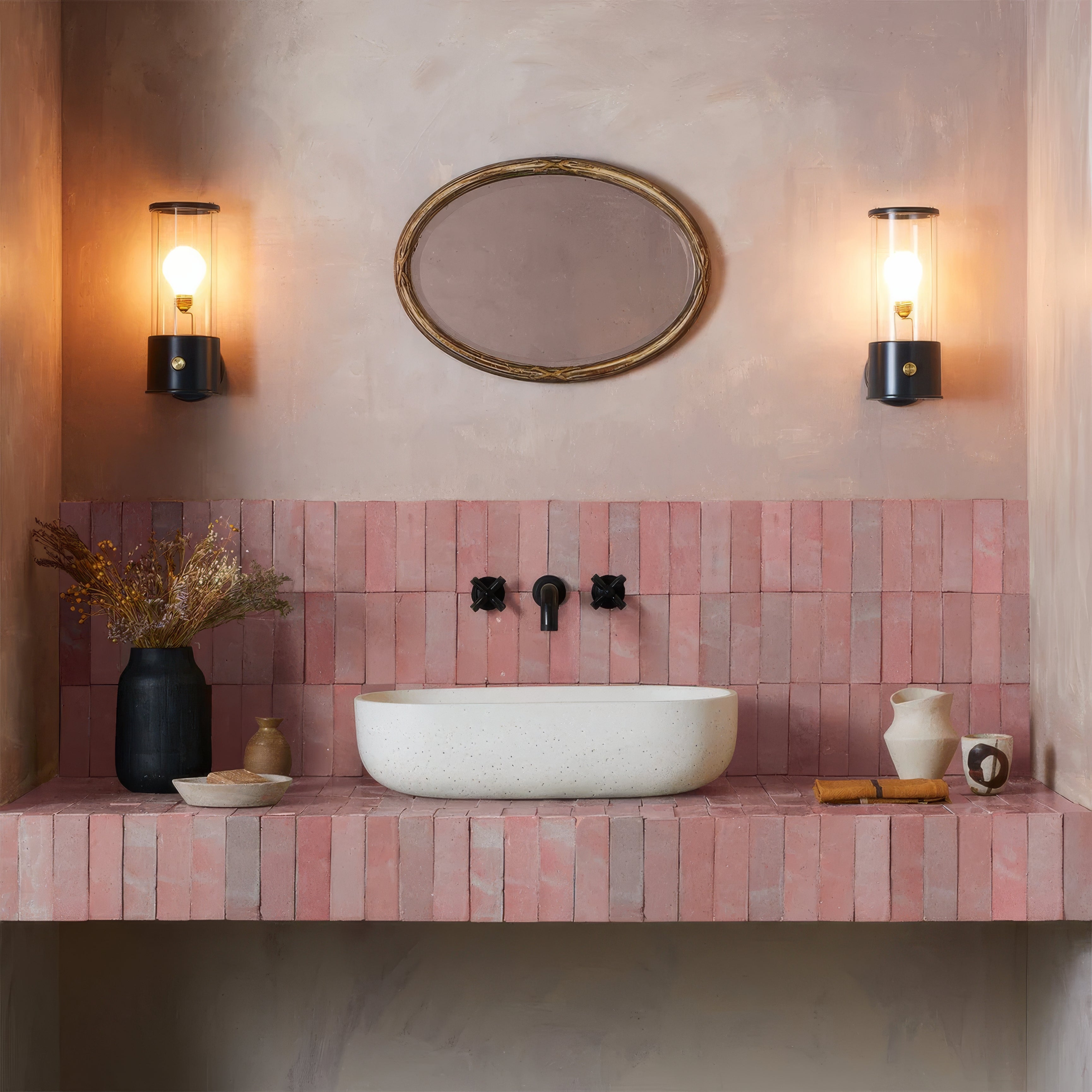 Medina Leather Pale Bejmat By Hyperion Tiles
