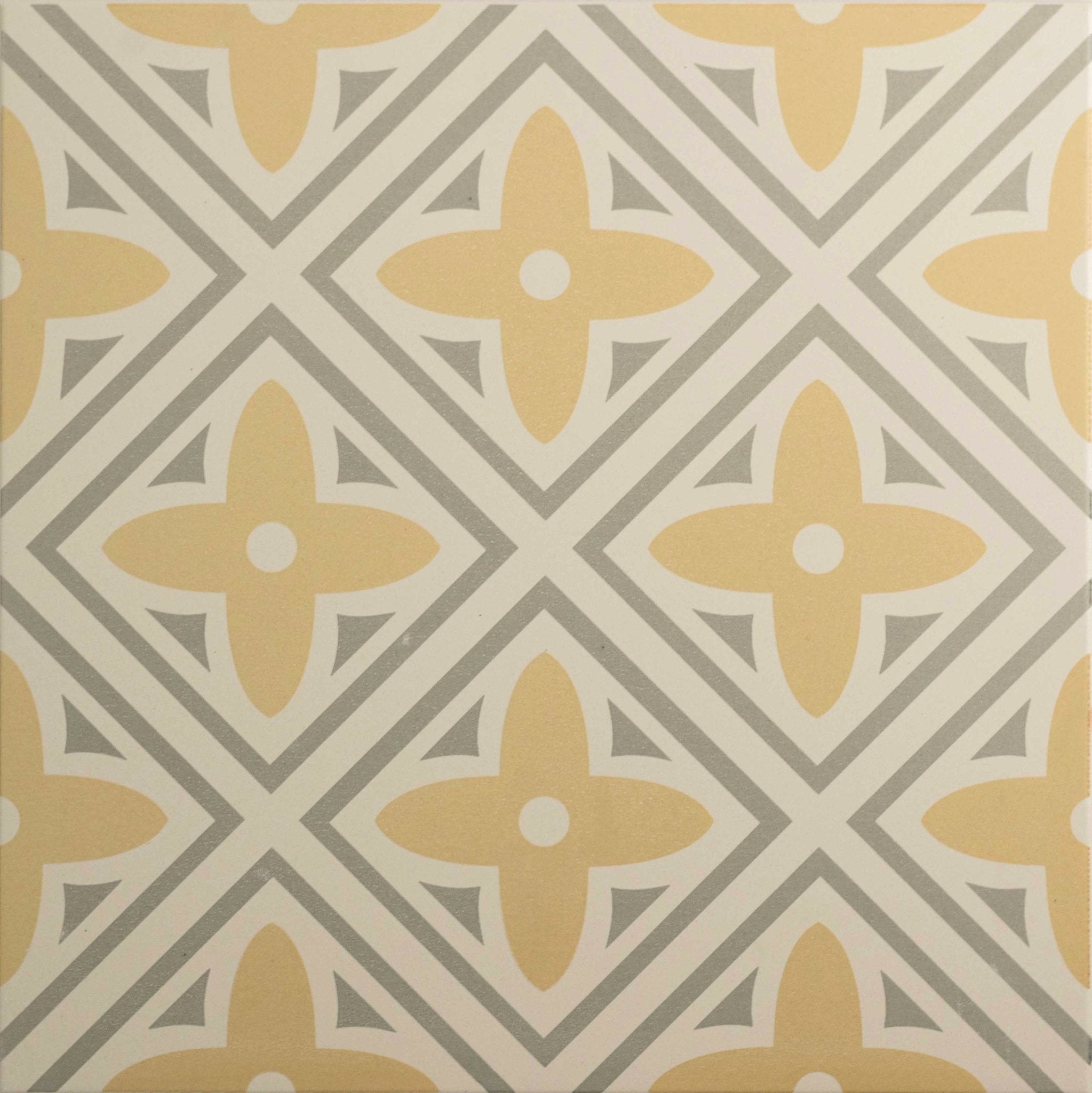 Leigh Yellow On Chalk - Hyperion Tiles