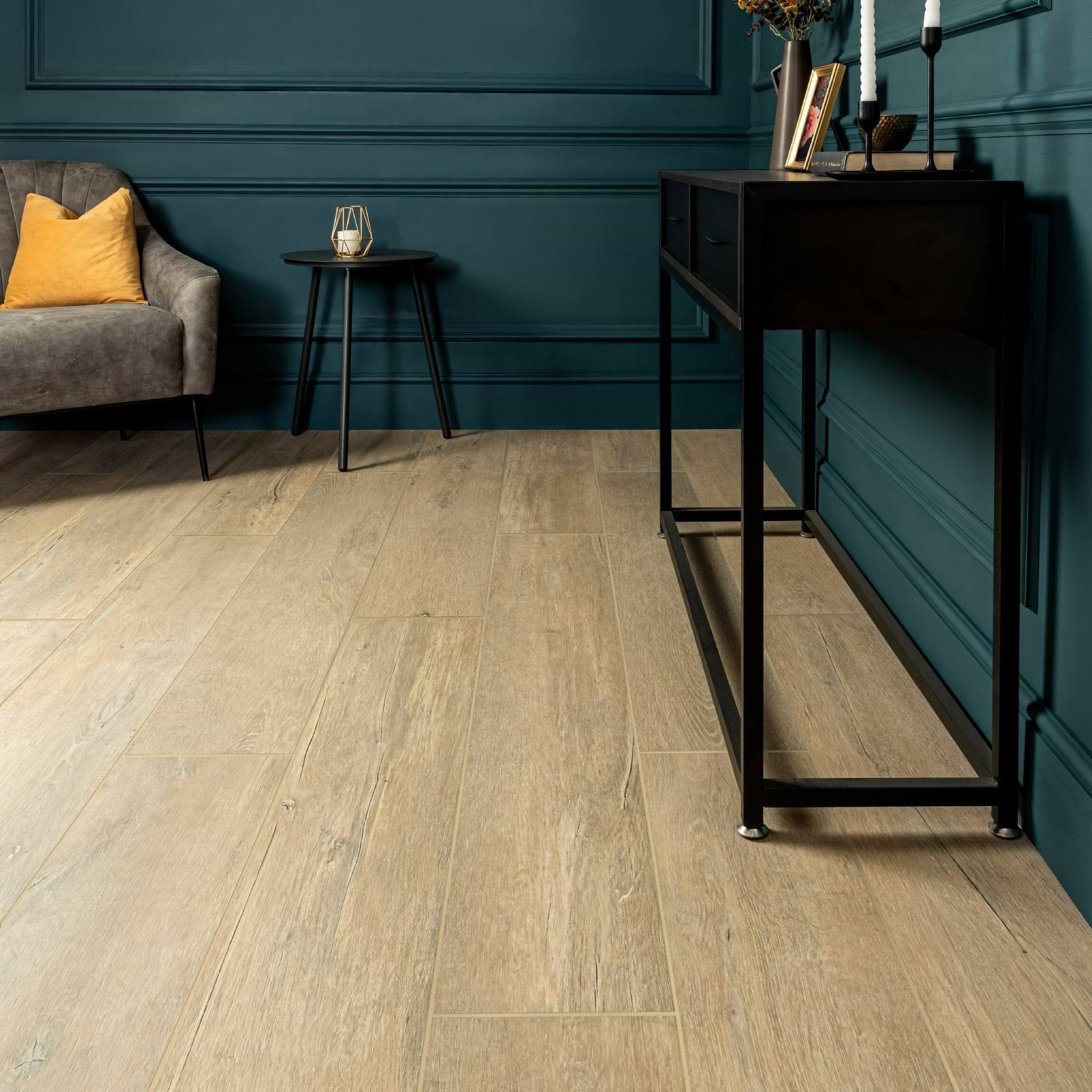 Lenke Taupe Wood Effect Tiles - Hyperion Tiles