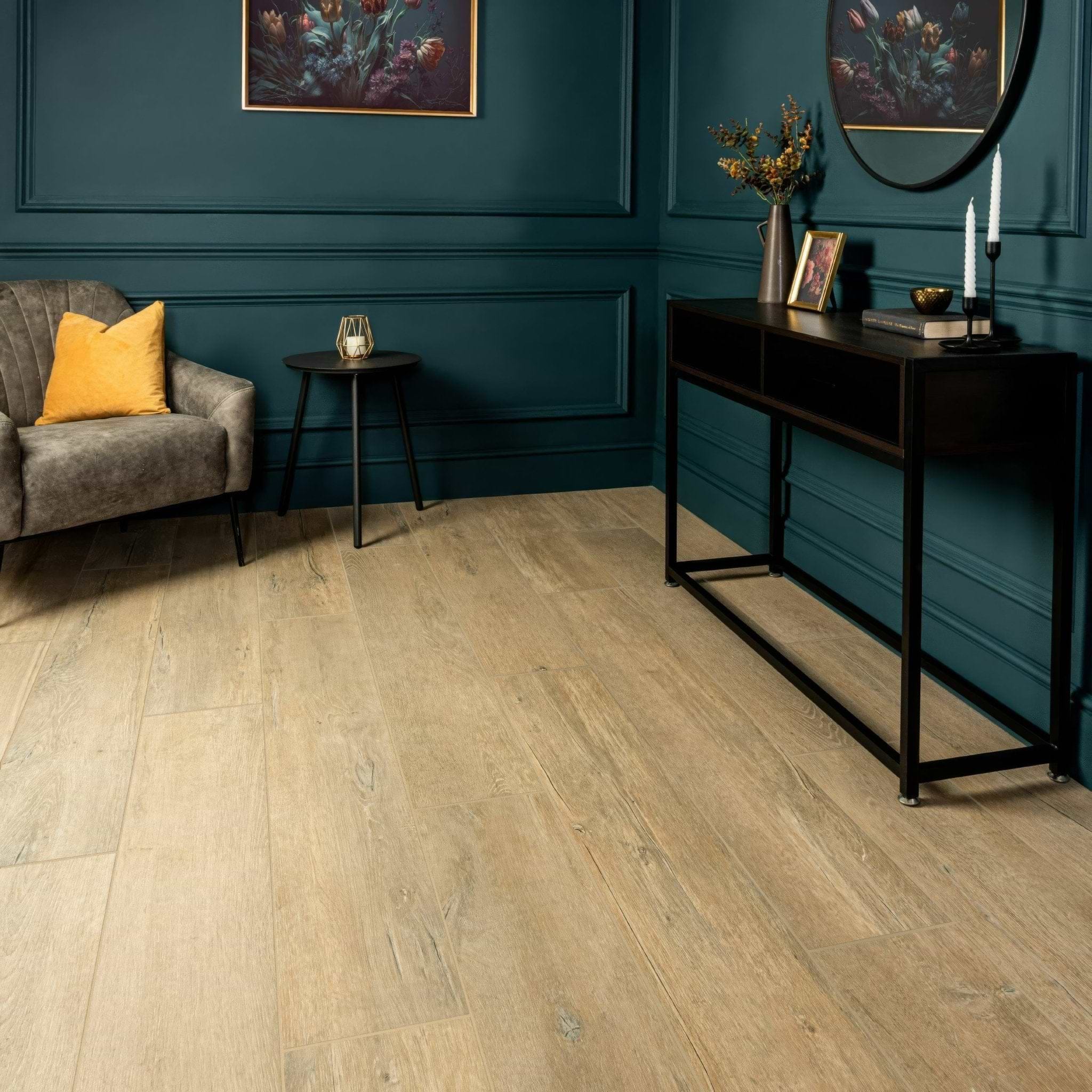 Lenke Taupe Wood Effect Tiles - Hyperion Tiles