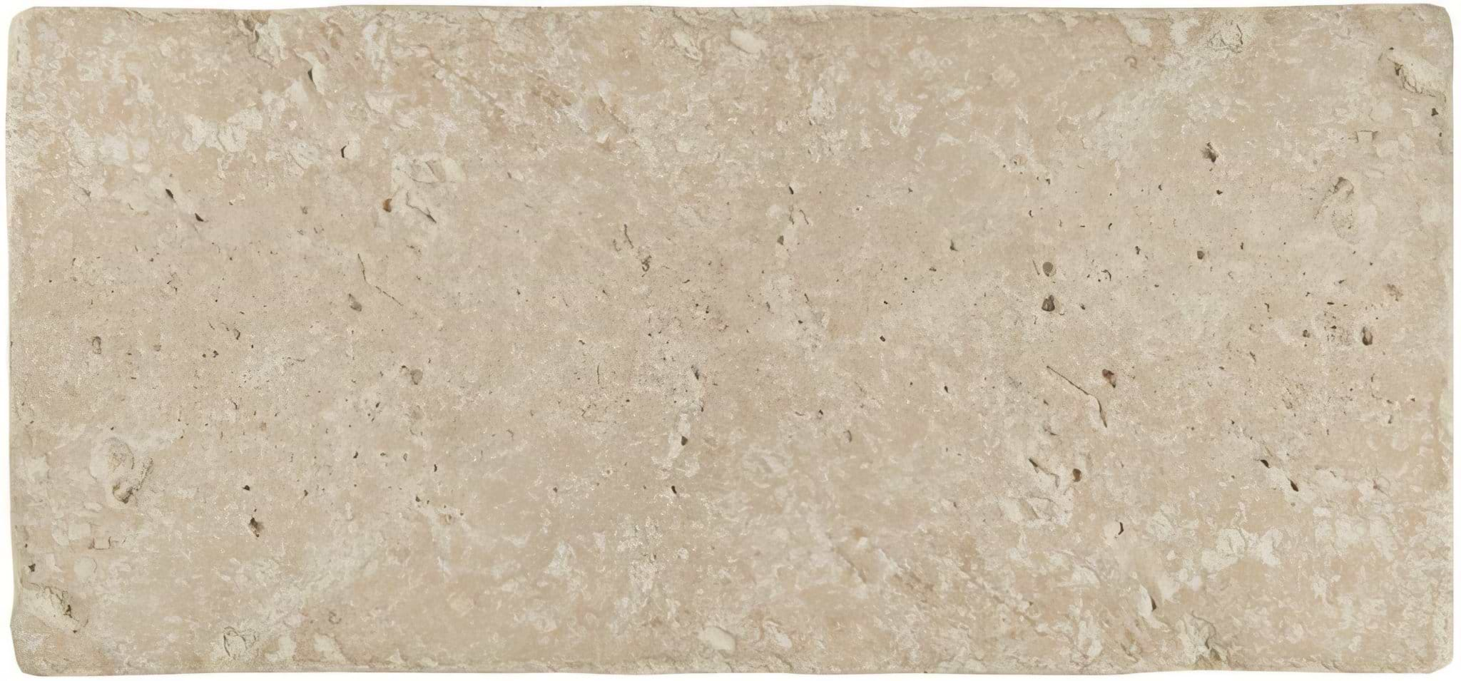 Levantine Ivory Unfilled & Tumbled Travertine 610 x 406mm - Hyperion Tiles