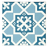 Liberté Blue on Brilliant White - Hyperion Tiles