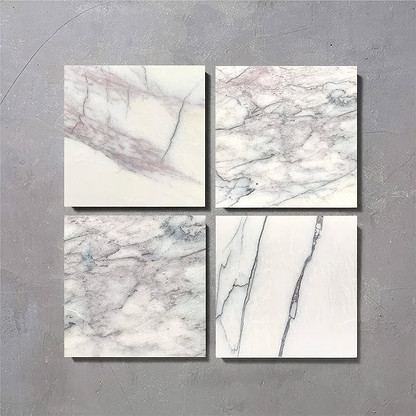 Lilac Veined Honed Marble - Hyperion Tiles