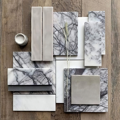 Lilac Veined Honed Marble - Hyperion Tiles