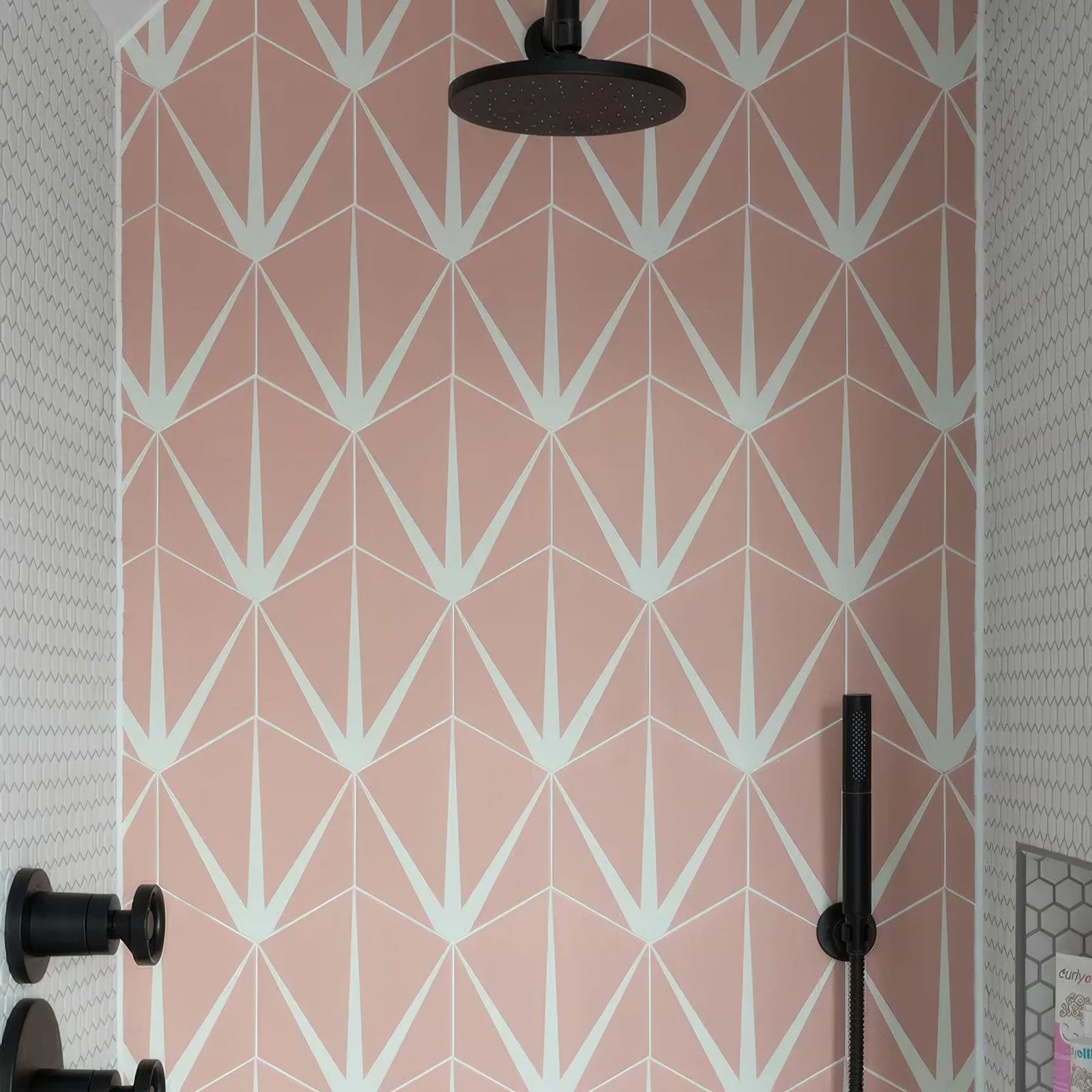 Portare Lily Pad Porcelain Bubblegum from Hyperion Tiles