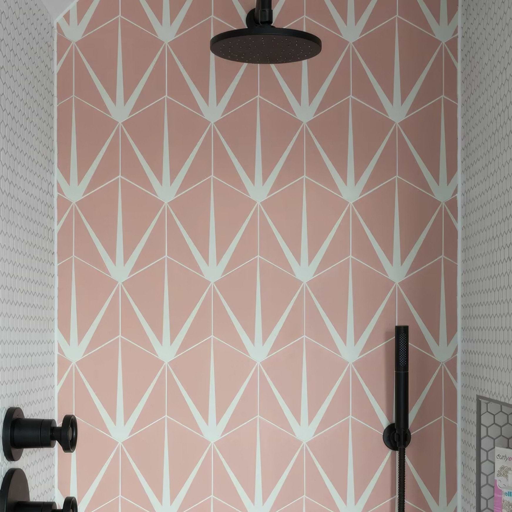 Lily Pad Porcelain Bubblegum - Hyperion Tiles