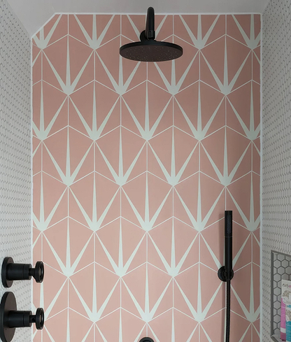 Lily Pad Porcelain Bubblegum - Hyperion Tiles