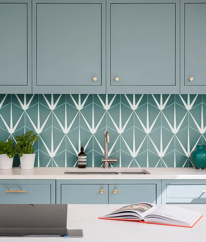 Lily Pad Porcelain Eucalyptus - Hyperion Tiles