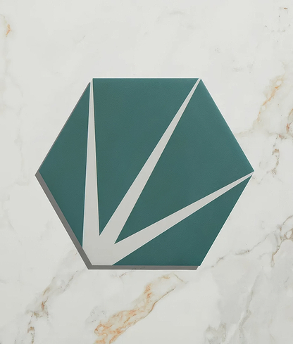 Lily Pad Porcelain Eucalyptus - Hyperion Tiles
