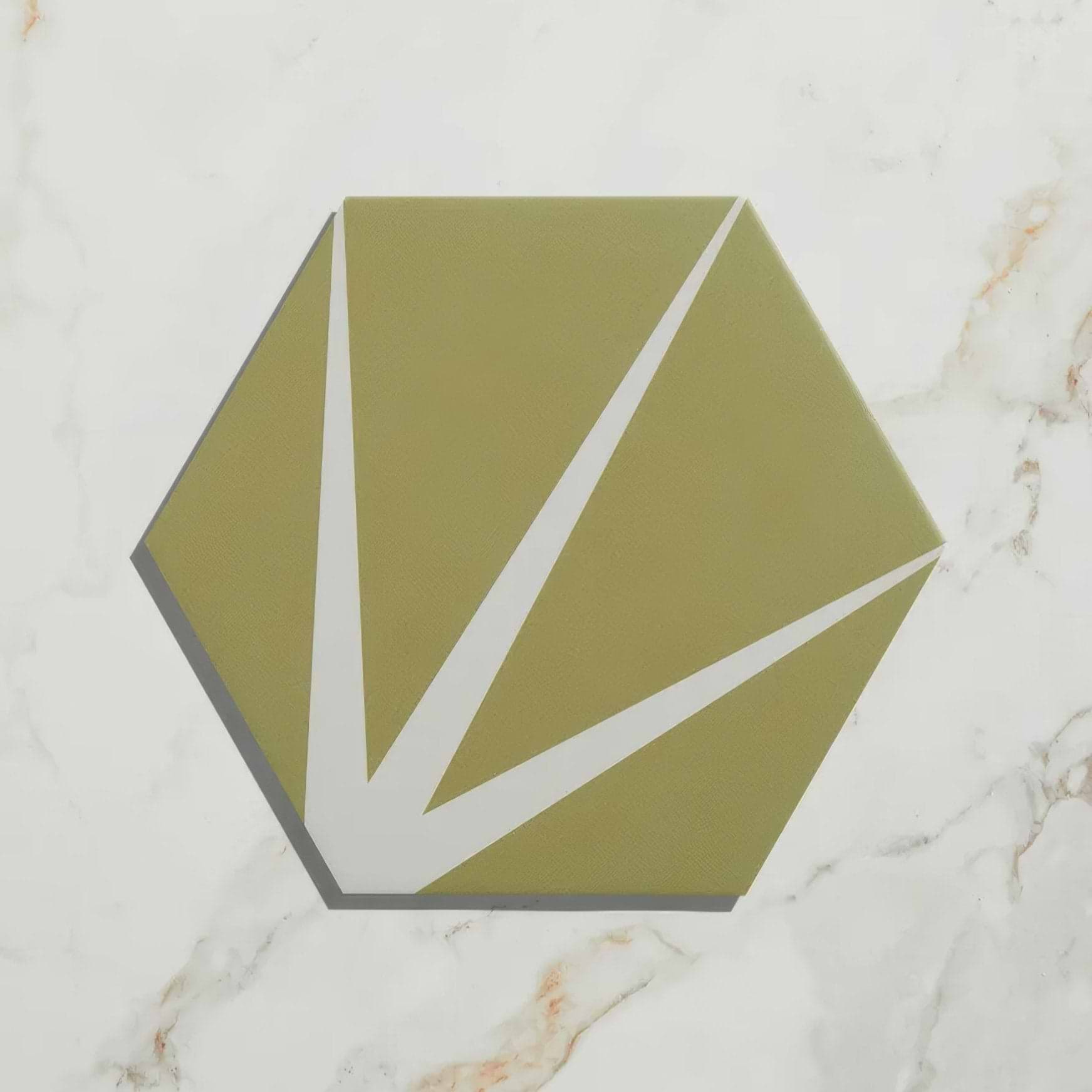 Lily Pad Porcelain New Leaf - Hyperion Tiles