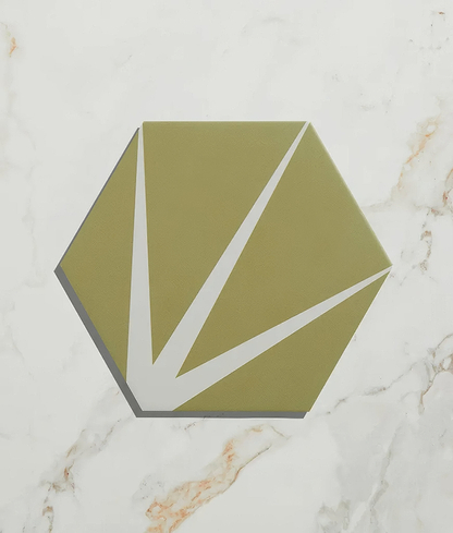 Lily Pad Porcelain New Leaf - Hyperion Tiles