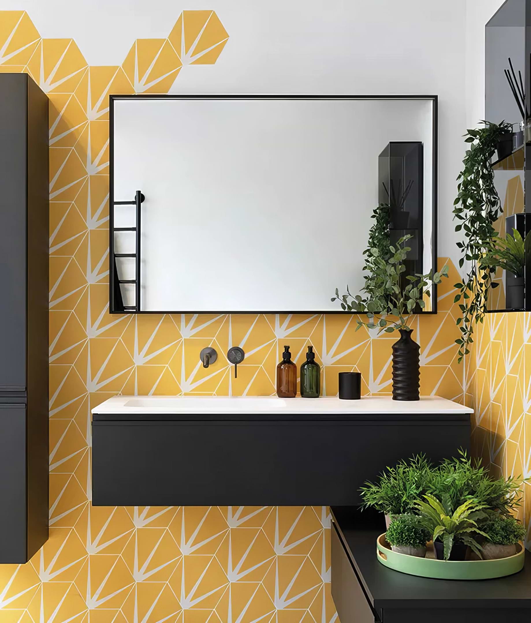 Lily Pad Porcelain Custard - Hyperion Tiles