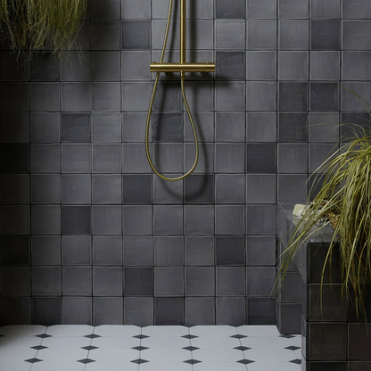Limestone Glazed Square Tile - Hyperion Tiles